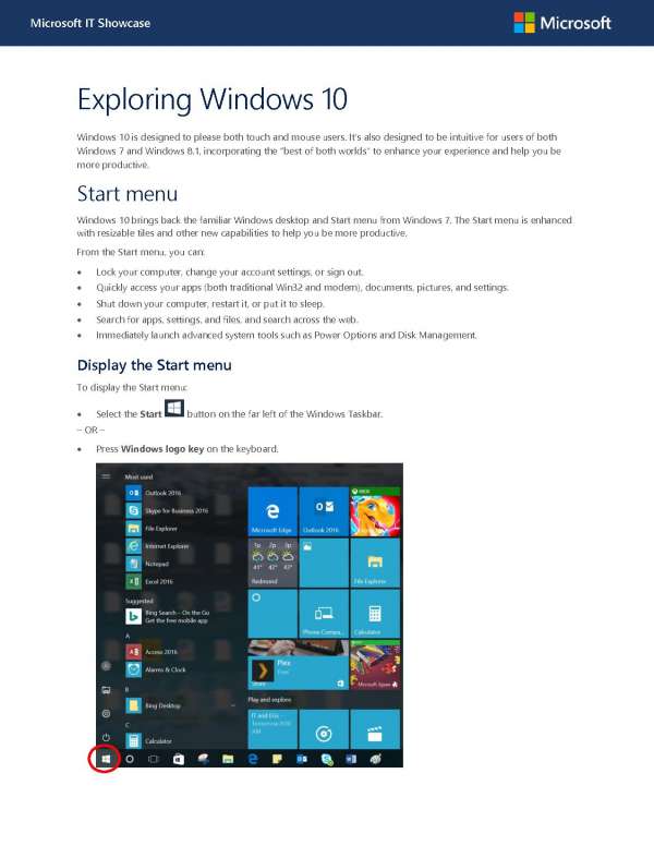 Exploring Windows 10 - Intrious